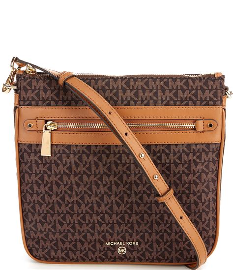 michael kors large jet set crossbody bag acorn|Michael Kors jet set item.